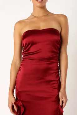 Lee Strapless Midi Dress