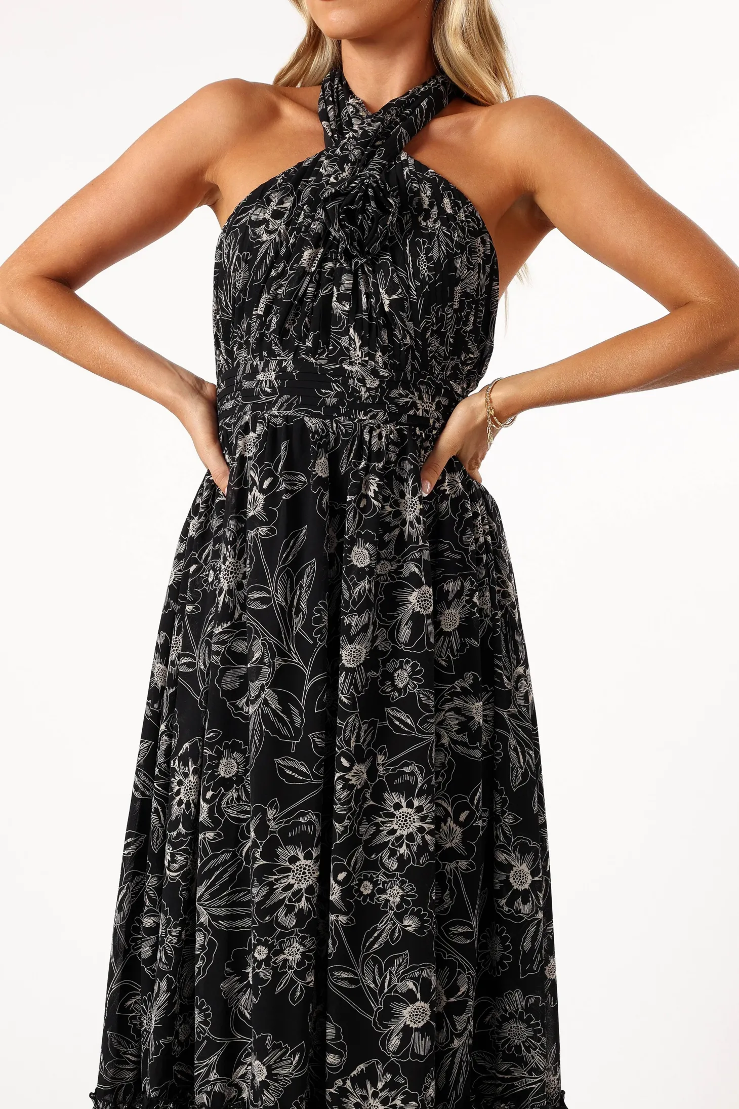 Lennon Halterneck Maxi Dress