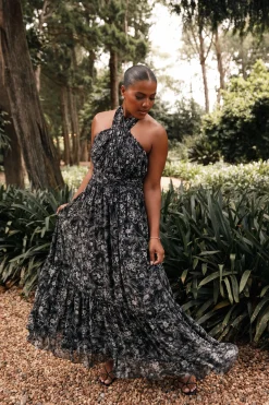 Lennon Halterneck Maxi Dress