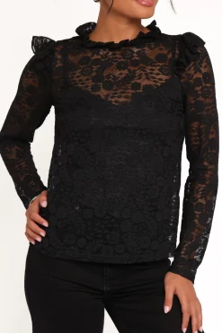 Lettie Lace Ruffle Top