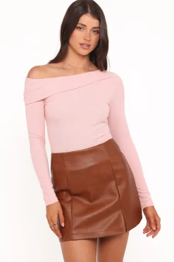 Liah Off Shoulder Knit Top