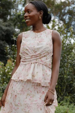 Limona Peplum Top