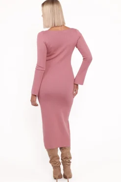 Lina Long Sleeve Midi Dress