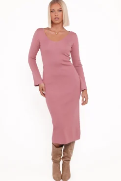 Lina Long Sleeve Midi Dress