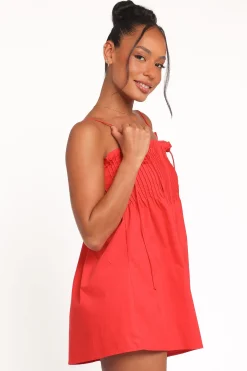 Liora Pleated Romper