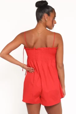 Liora Pleated Romper