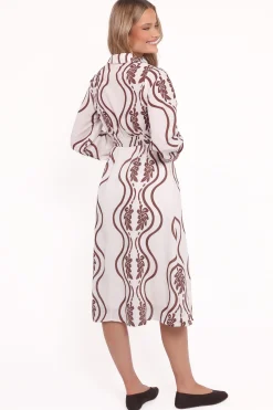 Lira Long Sleeve Midi Dress
