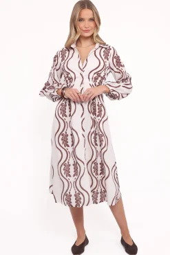 Lira Long Sleeve Midi Dress