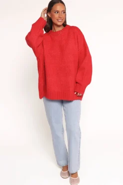 Lloyd Oversized Crew Knit Sweater