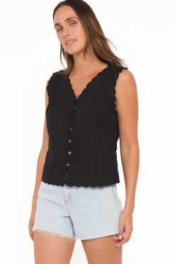 Lori Lace Trim Top