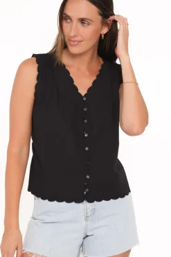 Lori Lace Trim Top