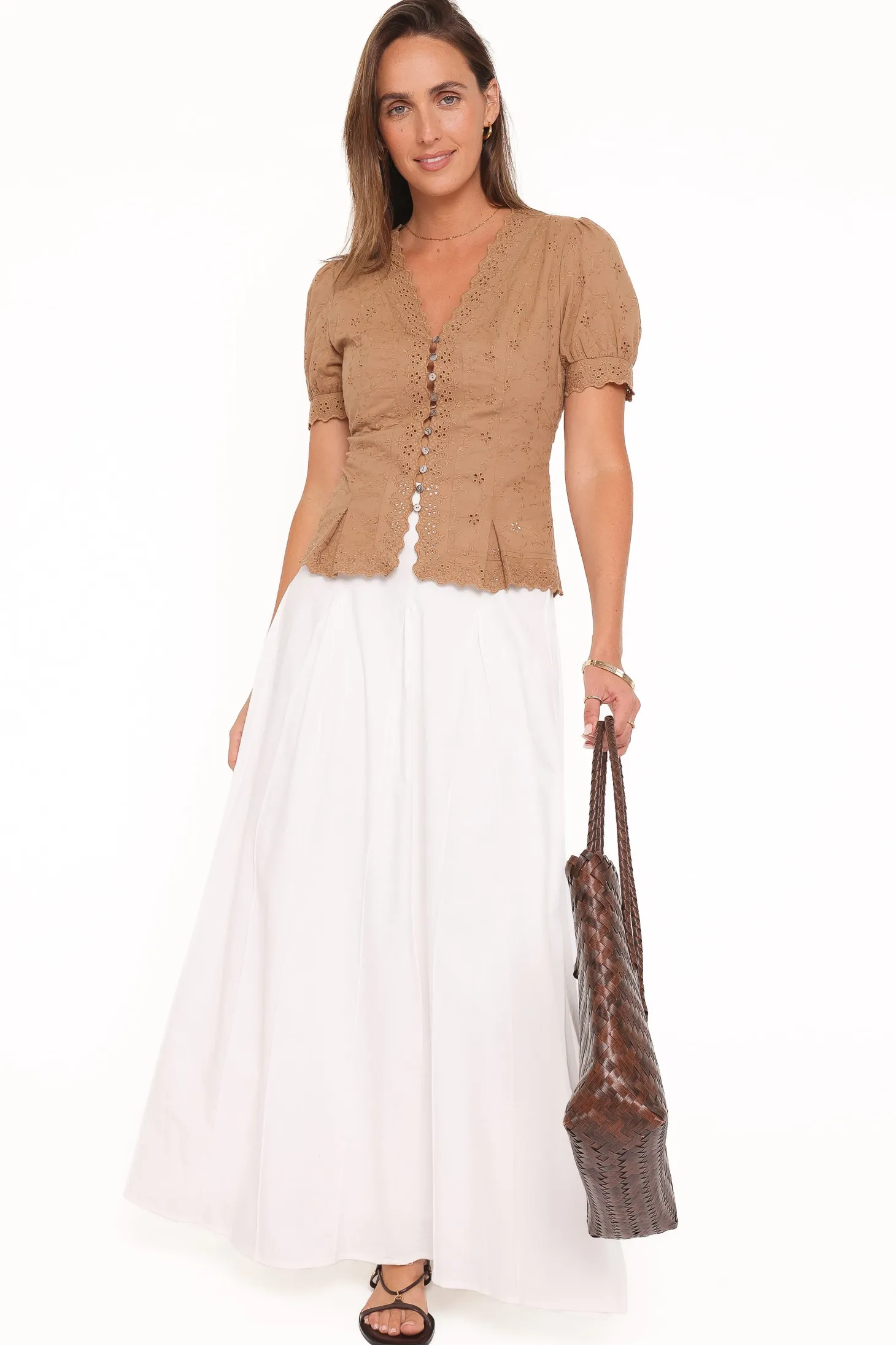 Lorraine Eyelet Top