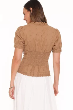 Lorraine Eyelet Top