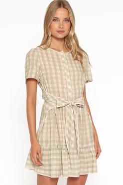 Lorry Tie Front Mini Dress
