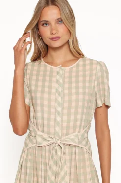 Lorry Tie Front Mini Dress