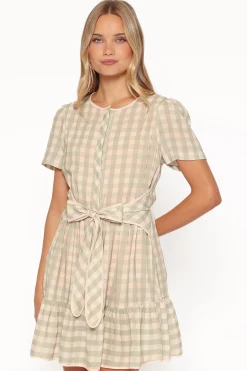 Lorry Tie Front Mini Dress