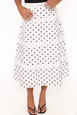 Lucia Tiered Midi Skirt