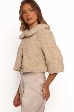 Lucie Faux Fur Crop Jacket