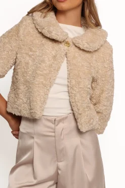 Lucie Faux Fur Crop Jacket