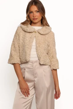 Lucie Faux Fur Crop Jacket
