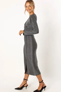 Luminate Long Sleeve Midi Dress