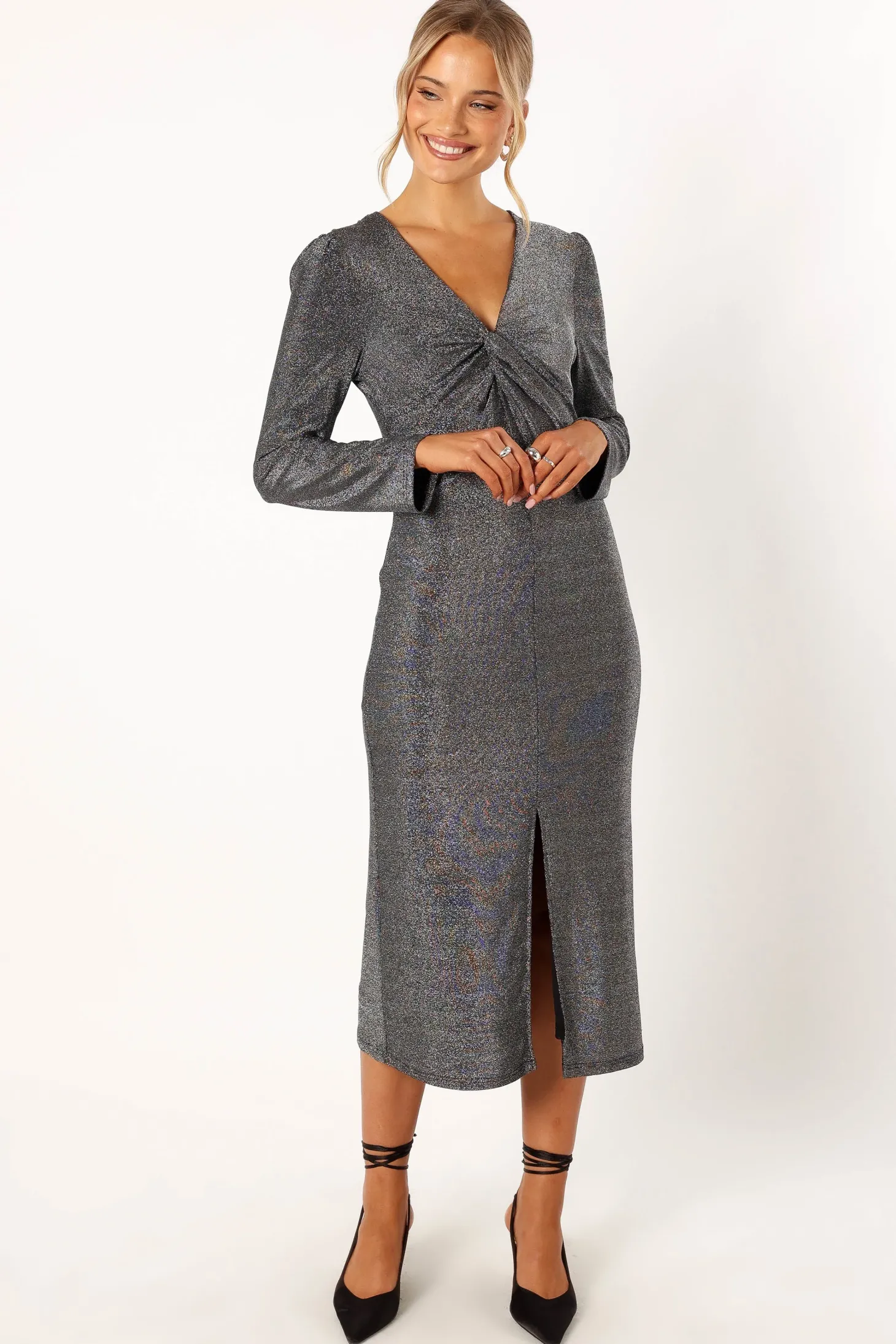 Luminate Long Sleeve Midi Dress