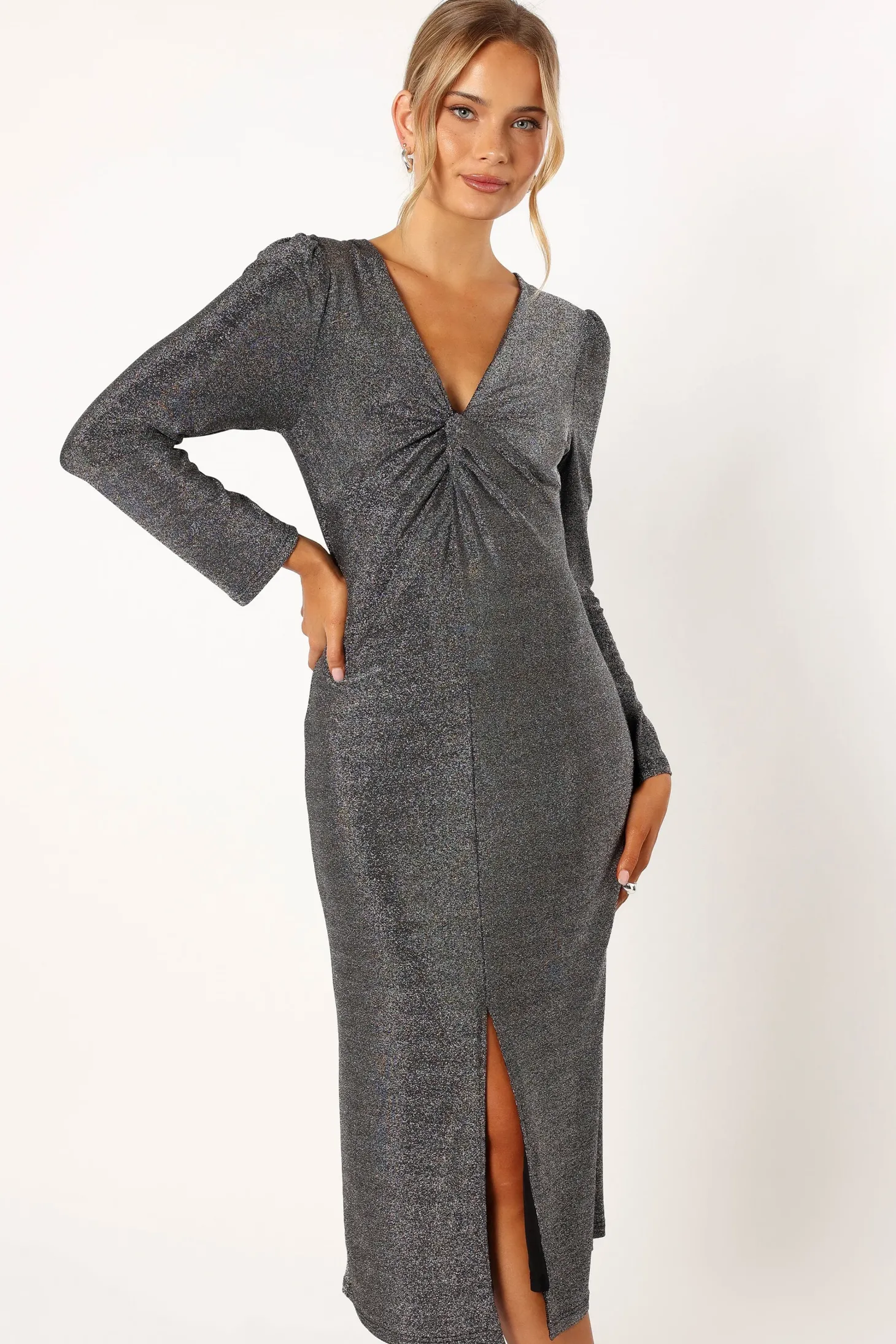 Luminate Long Sleeve Midi Dress