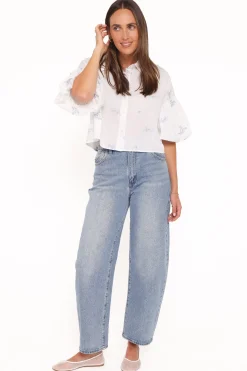 Luneth Button Up Blouse