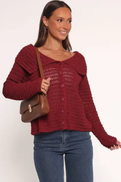 Lyra Large Collar Cardigan
