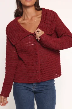 Lyra Large Collar Cardigan