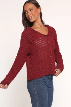 Lyra Large Collar Cardigan