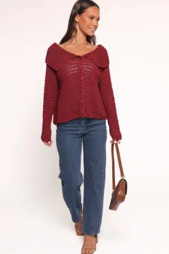 Lyra Large Collar Cardigan