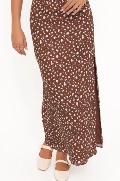 Madison Linen Column Skirt
