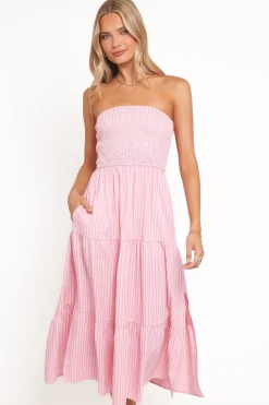 Maisie Strapless Midi Dress