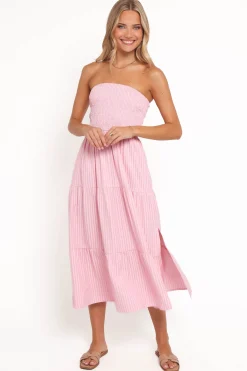 Maisie Strapless Midi Dress