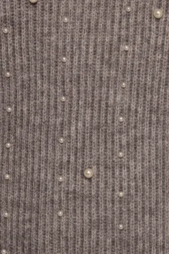Makena Pearl Detail Knit Sweater