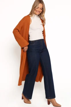 Makenna Long Open Front Cardigan