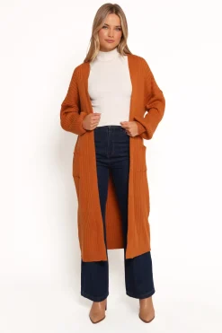 Makenna Long Open Front Cardigan