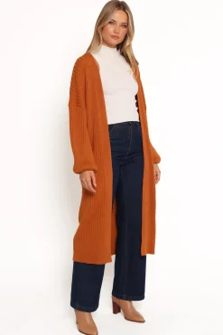 Makenna Long Open Front Cardigan