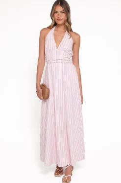 Marie Halterneck Maxi Dress