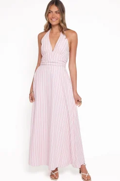 Marie Halterneck Maxi Dress