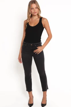 Marlow Mid Rise Crop Flare Jeans