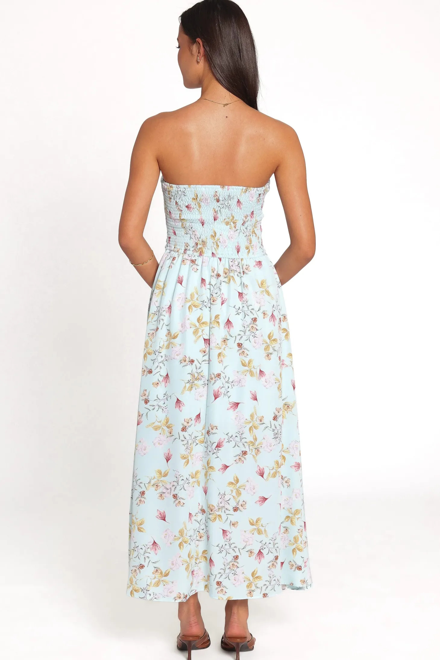 Marta Strapless Midi Dress