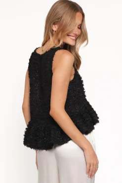 Meira Peplum Drop Hem Tank Top