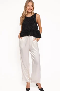 Meira Peplum Drop Hem Tank Top