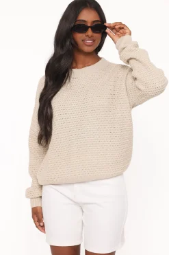 Melane Open Stitch Sweater