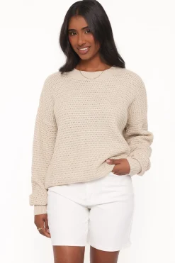 Melane Open Stitch Sweater