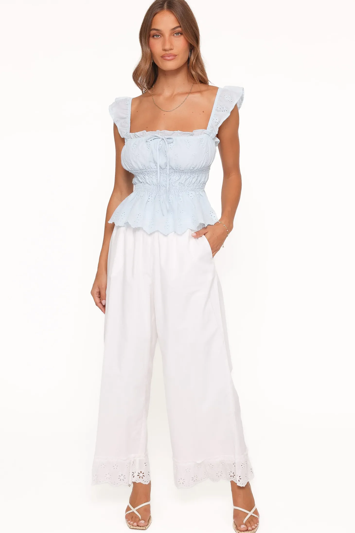 Melissa Peplum Top
