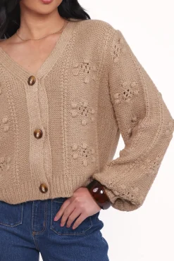 Melody Textured Button Up Cardigan