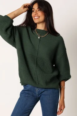 Meredith Ribbed Crewneck Knit Sweater